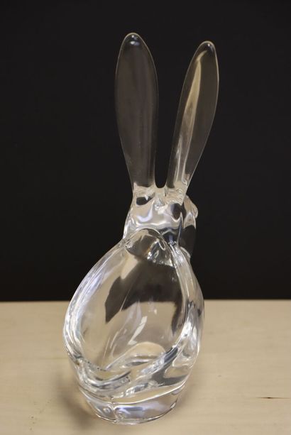 Lapin vide poche en cristal de Vannes. 
H....