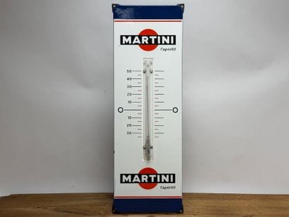 MARTINI, L'Apéritif, 
Plaque thermomètre...
