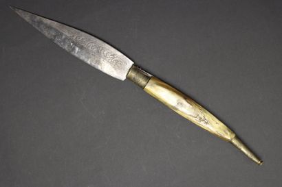 Grand couteau espagnol pliant type Navaja...