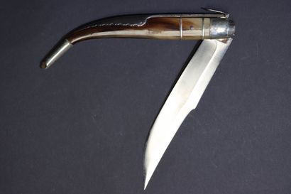 Grand couteau pliant navaja type cornillon,...