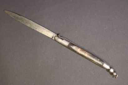 Couteau de chasse pliant Solognot, manche...