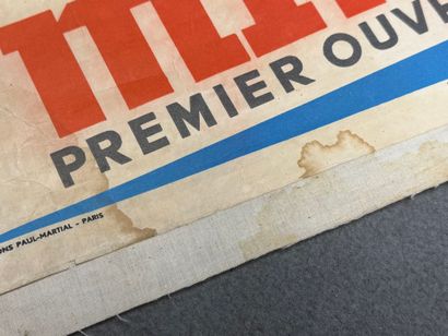 Devenez mineur. 
Affiche publicitaire. 
80...
