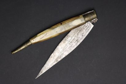 Grand couteau espagnol pliant type Navaja...