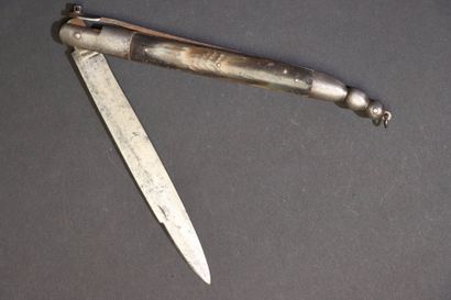 Couteau de chasse pliant Solognot, manche...