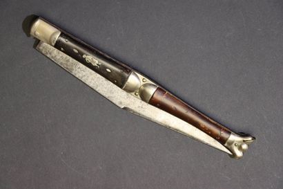 Couteau pliant navaja XIX° de Thiers , manche...