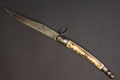 Couteau pliant navaja, le manche à plaquettes...
