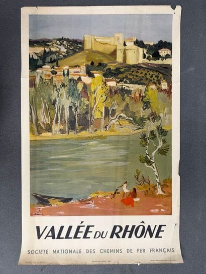 SNCF. 
Yves Brayer (1907-1990) d'après
