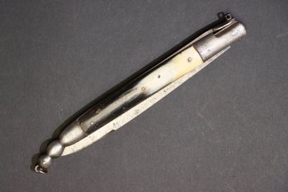 Couteau de chasse pliant Solognot, manche...