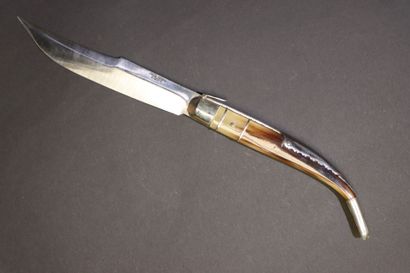 Grand couteau pliant navaja type cornillon,...