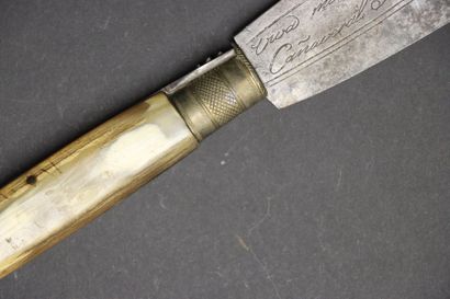 Grand couteau espagnol pliant type Navaja...