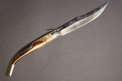 Grand couteau pliant navaja type cornillon,...