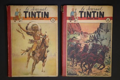 TINTIN. 
Quatre album 