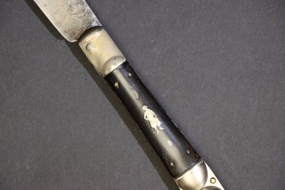 Couteau pliant navaja XIX° de Thiers , manche...