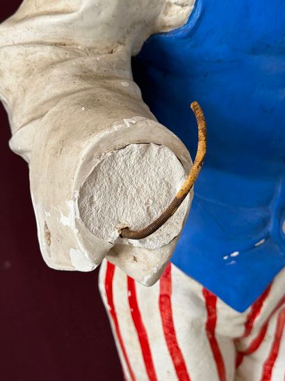 Oncle Sam Americain: grande sculpture en...