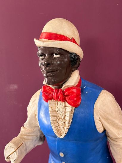 Oncle Sam Americain: grande sculpture en...