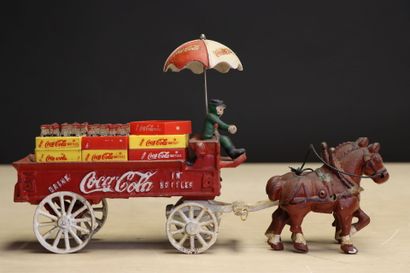 Coca-Cola: Chariot hippomobile publicitaire...