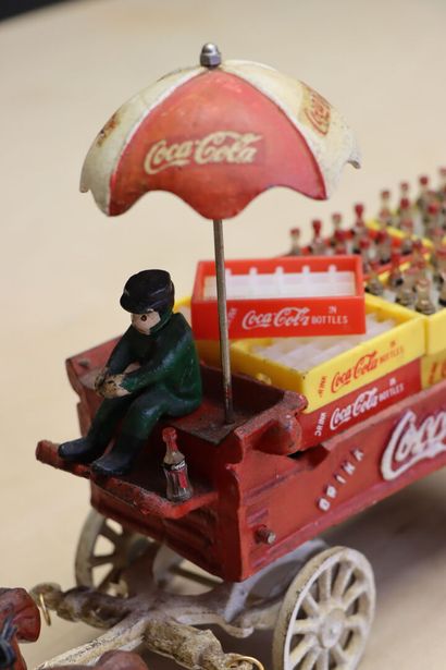 Coca-Cola: Chariot hippomobile publicitaire...