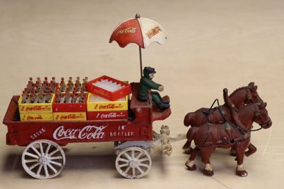 Coca-Cola: Chariot hippomobile publicitaire...