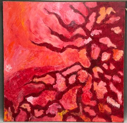 Michèle SIBOUN 
Abstraction.
Deux huiles...
