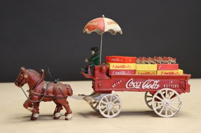 Coca-Cola: Chariot hippomobile publicitaire...