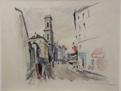 Ecole parisienne XX°
La Rue Saint Jacques...