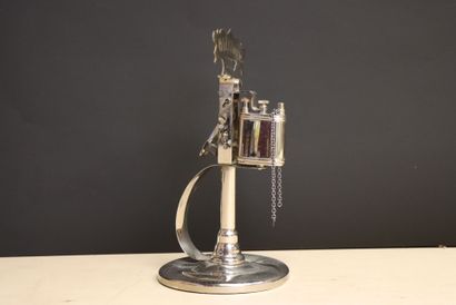 Briquet de bar anglais en métal chromé
H...