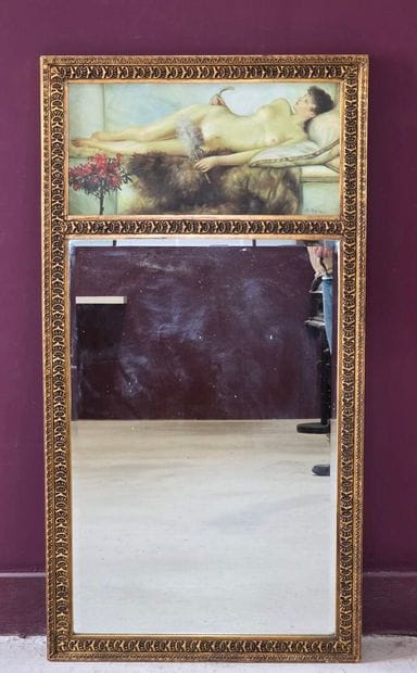 Trumeau de style Art déco.
133 x 70 cm