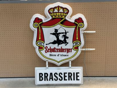 Grande enseigne publicitaire SCULTZBERGER....