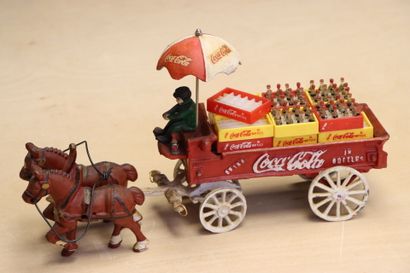 Coca-Cola: Chariot hippomobile publicitaire...