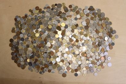 Lot de pièces françaises et étrangères: