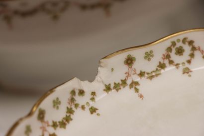 Service de table en porcelaine de Limoges....