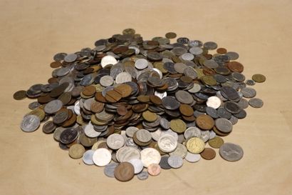 Lot de pièces françaises et étrangères: