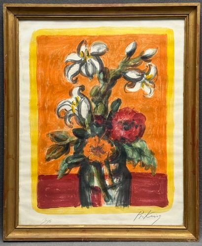 Franz PRIKING (1929-1979)
Bouquet de fleurs
Lithographie...