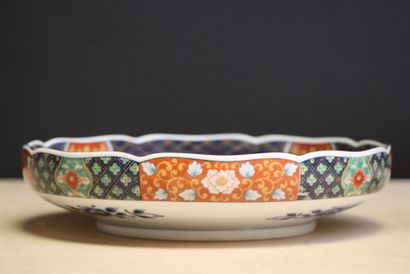 Vase et coupe creuse en porcelaine du Japon...