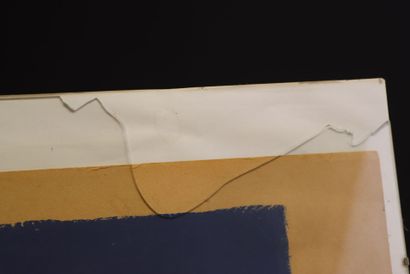 Bernard CATHELIN (1919-2004) 
Paysage abstrait....