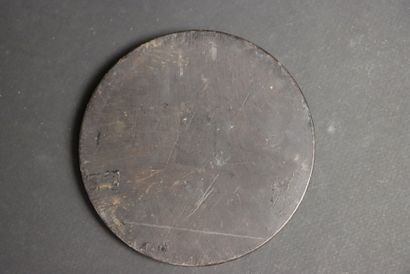 Encrier en bronze, cache serrure en bronze,...