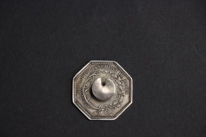 Boucle de ceinture vers 1900 à décor de salamandre...