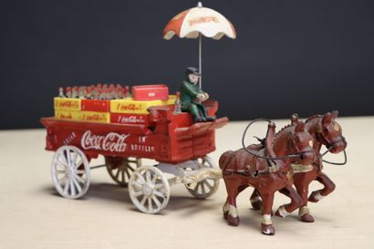 Coca-Cola: Chariot hippomobile publicitaire...