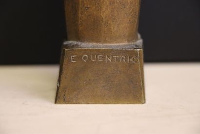 Eugène QUENTRIC (1907-1980). 
Vierge à l'enfant....