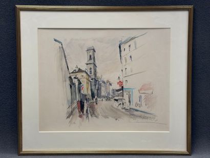 Ecole parisienne XX°
La Rue Saint Jacques...