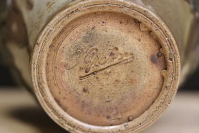 Charles GREBER (1853 - 1935). 
Vase à quatre...