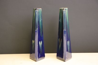 Louis CAGNAT (1888-1977)
Paire de vases à...