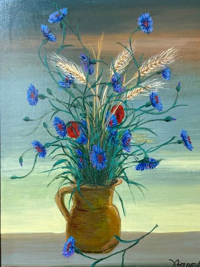 Maurice BRUNET (1911-1997)
Fleurs des champs
huile...