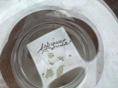 LALIQUE France
Deux baguiers Cygnes en cristal...