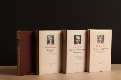 Collection de la Pléiade NRF : 4 volumes
-Saint-Simon.
-Montherlant.
-La...