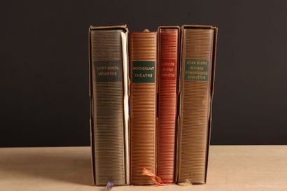 Collection de la Pléiade NRF : 4 volumes
-Saint-Simon.
-Montherlant.
-La...