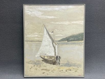 André LEOCAT (1949) 
La dernière traversée....