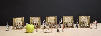 CBG Mignot, 5 boites fabrication d'après-guerre,...