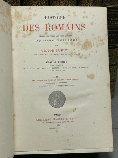 DURUY Victor. 
Histoire des romains depuis...
