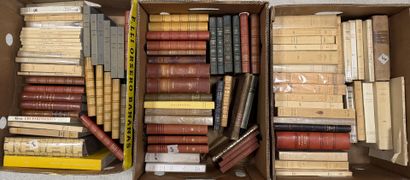 Trois cartons de livres XXe